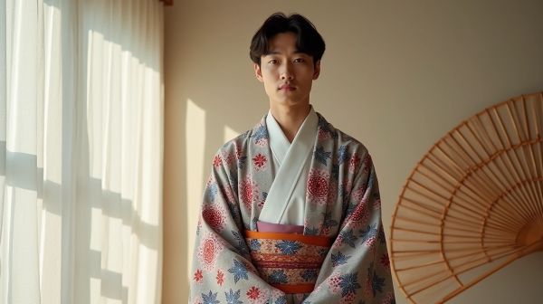 Le kimono homme passe l'hiver : matières et épaisseurs