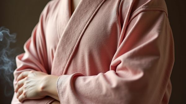 Le kimono homme passe l'hiver : matières et épaisseurs